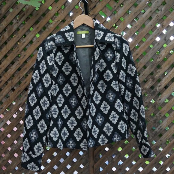 Textured Jacquard Jacket - Picture 1 of 7